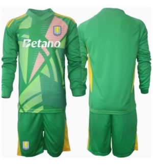 Billige Fussballtrikots Aston Villa Torwart Heimtrikot Kinder 2024-25