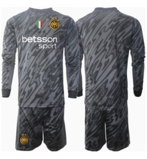 Inter Milan Torwart 3rd trikot Kinder 2024-25 Langarm (+ kurze hosen)