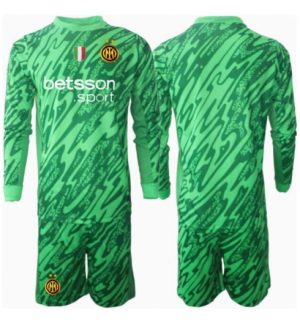 Inter Milan Torwart Heimtrikot Kinder 2024-25 Langarm (+ kurze hosen)