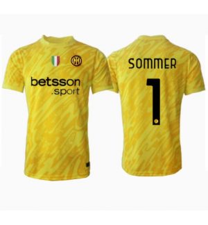 Billige Fussballtrikots Inter Milan Yann Sommer #1 Torwart Auswärtstrikot 2024-25