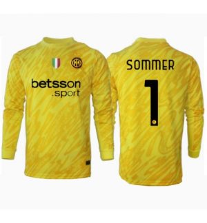 Inter Milan Yann Sommer #1 Torwart Auswärtstrikot 2024-25 Langarm