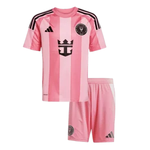 Kinder Inter Miami Heimtrikot 2025-26 Fußballtrikots Set