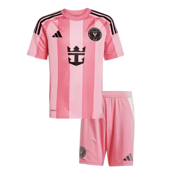 Kinder Inter Miami Heimtrikot 2025-26 Fußballtrikots Set