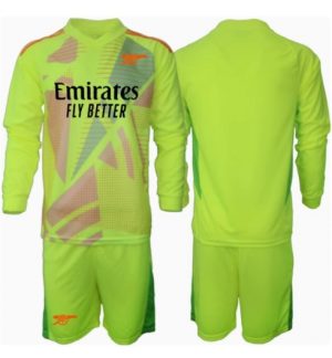 Kinder Fußballtrikots Arsenal Torwart Heimtrikot 2024-25 Grün