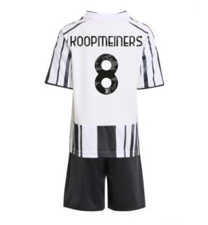 Fußballtrikots Set Juventus Teun Koopmeiners #8 Heimtrikot Kinder 2025-26