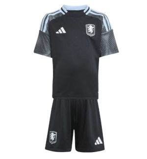 Aston Villa Auswärtstrikot Kinder trikot schwarz 2025-26