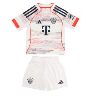 Bayern Munich Auswärtstrikot Kinder 2025-26 Fußball trikotsatz