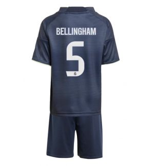 Real Madrid Jude Bellingham #5 Auswärtstrikot Kinder 2025-26 Fußball trikotsatz
