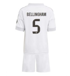 Real Madrid Jude Bellingham #5 Heimtrikot Kinder 2025-26 Fußball trikotsatz