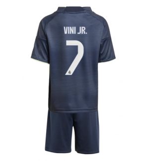 Real Madrid Vinicius Junior #7 Auswärtstrikot Kinder 2025-26 Fußball trikotsatz