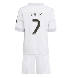 Real Madrid Vinicius Junior #7 Heimtrikot Kinder 2025-26 Fußball trikotsatz
