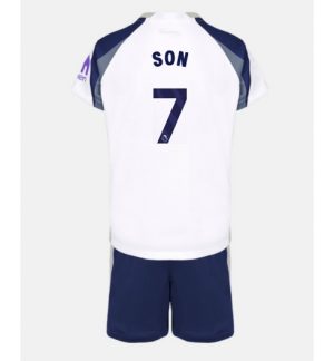 Tottenham Hotspur Son Heung-min #7 Heimtrikot Kinder 2025-26 Fußball trikotsatz