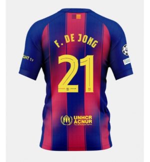Barcelona Frenkie de Jong #21 Heimtrikot 2025-26 Kurzarm