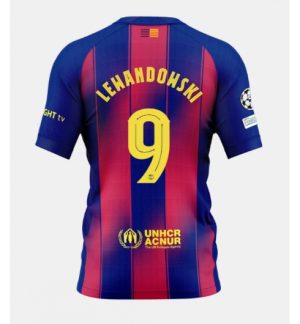 Barcelona Robert Lewandowski #9 Heimtrikot 2025-26 Kurzarm