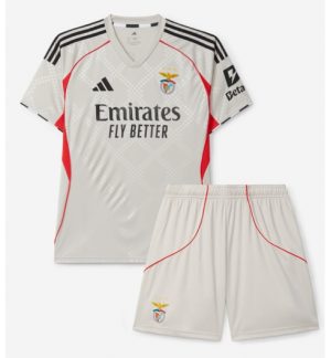 Benfica Auswärtstrikot Kinder 2025-26 Fußball trikotsatz