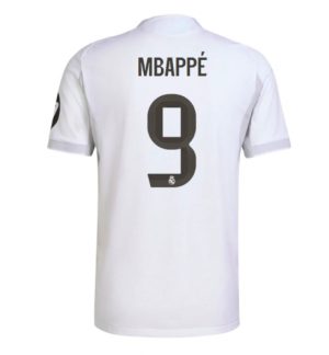 Real Madrid Kylian Mbappe #9 Heimtrikot 2025-26 Kurzarm