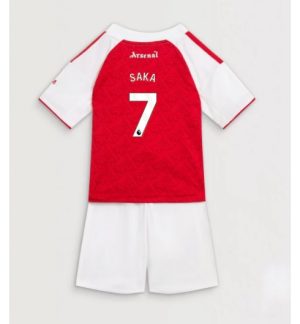 Arsenal Bukayo Saka #7 Heimtrikot Kinder 2025-26 Fußball trikotsatz
