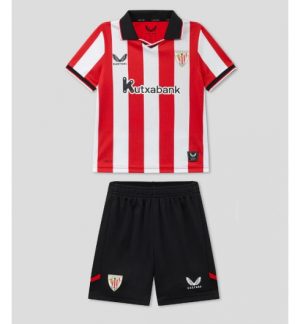 Athletic Bilbao Heimtrikot Kinder 2025-26 Fußball trikotsatz