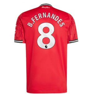 Manchester United Günstige Bruno Fernandes #8 Heimtrikot 2025-26 Kurzarm