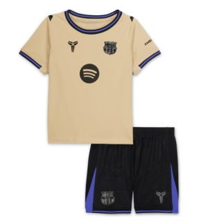 Barcelona Günstige Auswärtstrikot Kinder 2025-26 Fußball trikotsatz