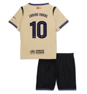 Barcelona Günstige Lamine Yamal #10 Auswärtstrikot Kinder 2025-26 Fußball trikotsatz
