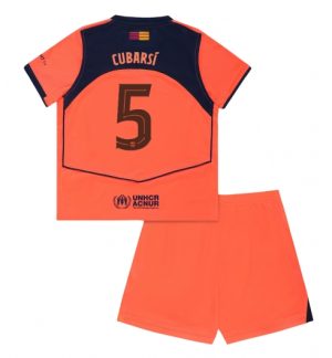 Barcelona Günstige Pau Cubarsi #5 3rd trikot Kinder 2025-26 Fußball trikotsatz