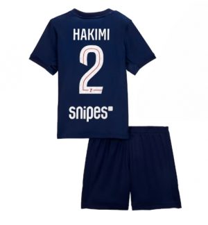 Paris Saint-Germain Achraf Hakimi #2 Heimtrikot Kinder 2025-26 Fußball trikotsatz