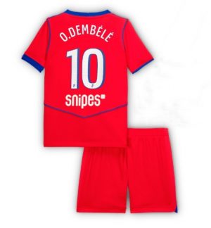 Paris Saint-Germain Ousmane Dembele #10 3rd trikot Kinder 2025-26 Fußball trikotsatz