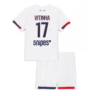 Paris Saint-Germain Vitinha #17 Auswärtstrikot Kinder 2025-26 Fußball trikotsatz