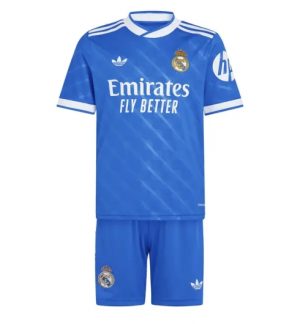 Real Madrid Günstige 3rd trikot Kinder 2025-26 Fußball trikotsatz