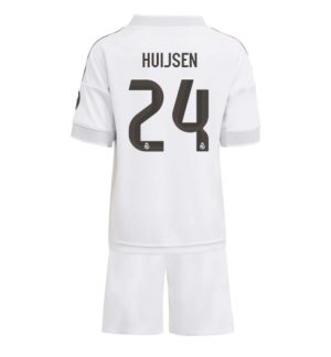Real Madrid Günstige Dean Huijsen #24 Heimtrikot Kinder 2025-26 Fußball trikotsatz