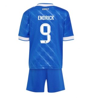 Real Madrid Günstige Endrick #9 3rd trikot Kinder 2025-26 Fußball trikotsatz