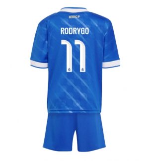 Real Madrid Günstige Rodrygo Goes #11 3rd trikot Kinder 2025-26 Fußball trikotsatz
