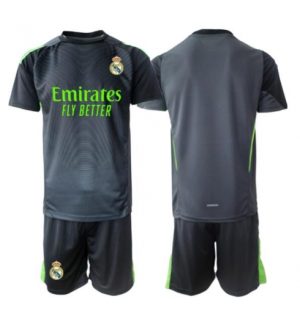 Real Madrid Günstige Torwart 3rd trikot Kinder 2025-26 Fußball trikotsatz