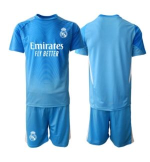 Real Madrid Günstige Torwart Heimtrikot Kinder 2025-26 Fußball trikotsatz