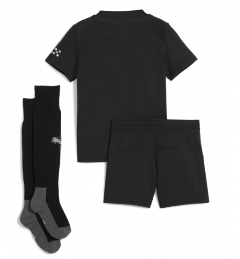 Manchester City Günstige Auswärtstrikot Kinder 2025-26 Fußballtrikots Set