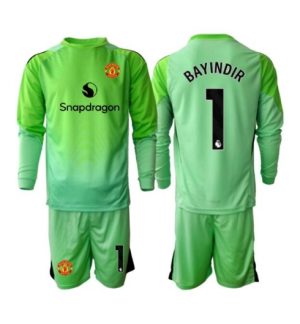 Manchester United Günstige Altay Bayindir #1 Torwart 3rd trikot Kinder 2025-26 Langarm (+ kurze hosen)
