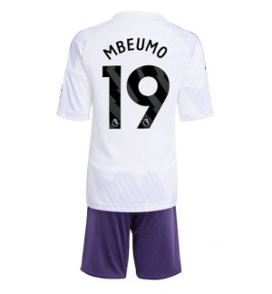 Manchester United Günstige Bryan Mbeumo #19 Auswärtstrikot Kinder 2025-26 Fußballtrikots Set
