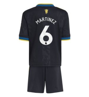 Manchester United Günstige Lisandro Martinez #6 3rd trikot Kinder 2025-26 Fußballtrikots Set