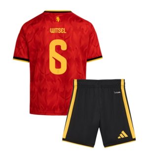 Belgien Axel Witsel #6 Heimtrikot Kinder WM 2026 Fußball Set