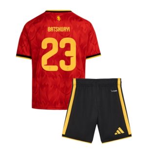 Belgien Michy Batshuayi #23 Heimtrikot Kinder WM 2026 Fußball Set