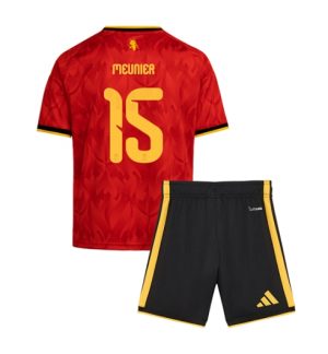 Belgien Thomas Meunier #15 Heimtrikot Kinder WM 2026 Fußball Set