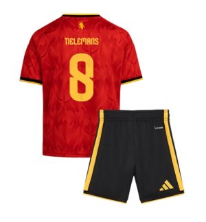 Belgien Youri Tielemans #8 Heimtrikot Kinder WM 2026 Fußball Set