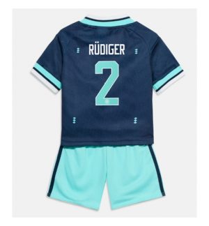 Deutschland Antonio Rudiger #2 Auswärtstrikot Kinder WM 2026 online bestellen