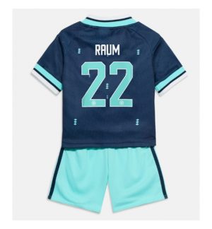 Deutschland David Raum #22 Auswärtstrikot Kinder WM 2026 online bestellen 2