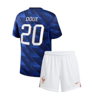 Frankreich Desire Doue #20 Heimtrikot Kinder WM 2026 Bestseller Fußballtrikot