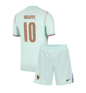 Frankreich Kylian Mbappe #10 Auswärtstrikot Kinder WM 2026 Bestseller Fußballtrikot 2