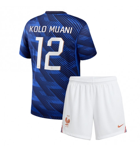 Frankreich Randal Kolo Muani #12 Heimtrikot Kinder WM 2026 Bestseller Fußballtrikot 2 Frankreich Randal Kolo Muani #12 Heimtrikot Kinder WM 2026 Bestseller Fußballtrikot 2