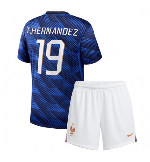 Frankreich Theo Hernandez #19 Heimtrikot Kinder WM 2026 Bestseller Fußballtrikot 2 Frankreich Theo Hernandez #19 Heimtrikot Kinder WM 2026 Bestseller Fußballtrikot 2
