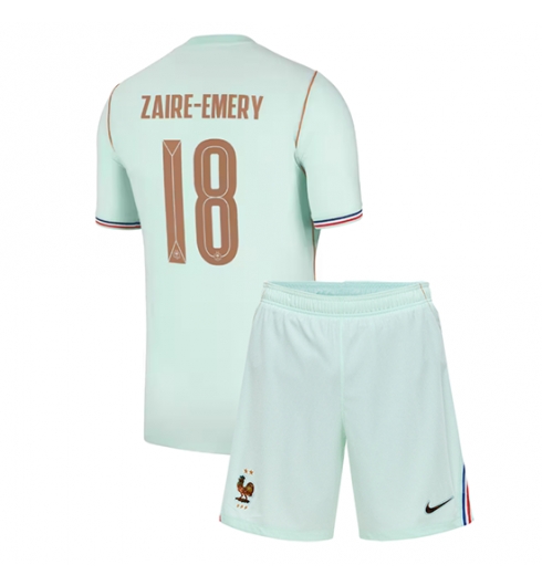 Frankreich Warren Zaire-Emery #18 Auswärtstrikot Kinder WM 2026 Bestseller Fußballtrikot 2 Frankreich Warren Zaire-Emery #18 Auswärtstrikot Kinder WM 2026 Bestseller Fußballtrikot 2